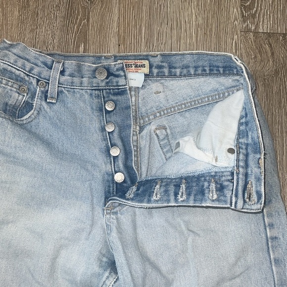 Vintage guess denim jeans size 26 button fly made in USA straight leg - Picture 4 of 6